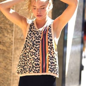 Free People printed love tank